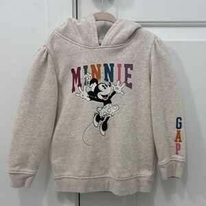 GAP Kids Beige Minnie Mouse Hoodie